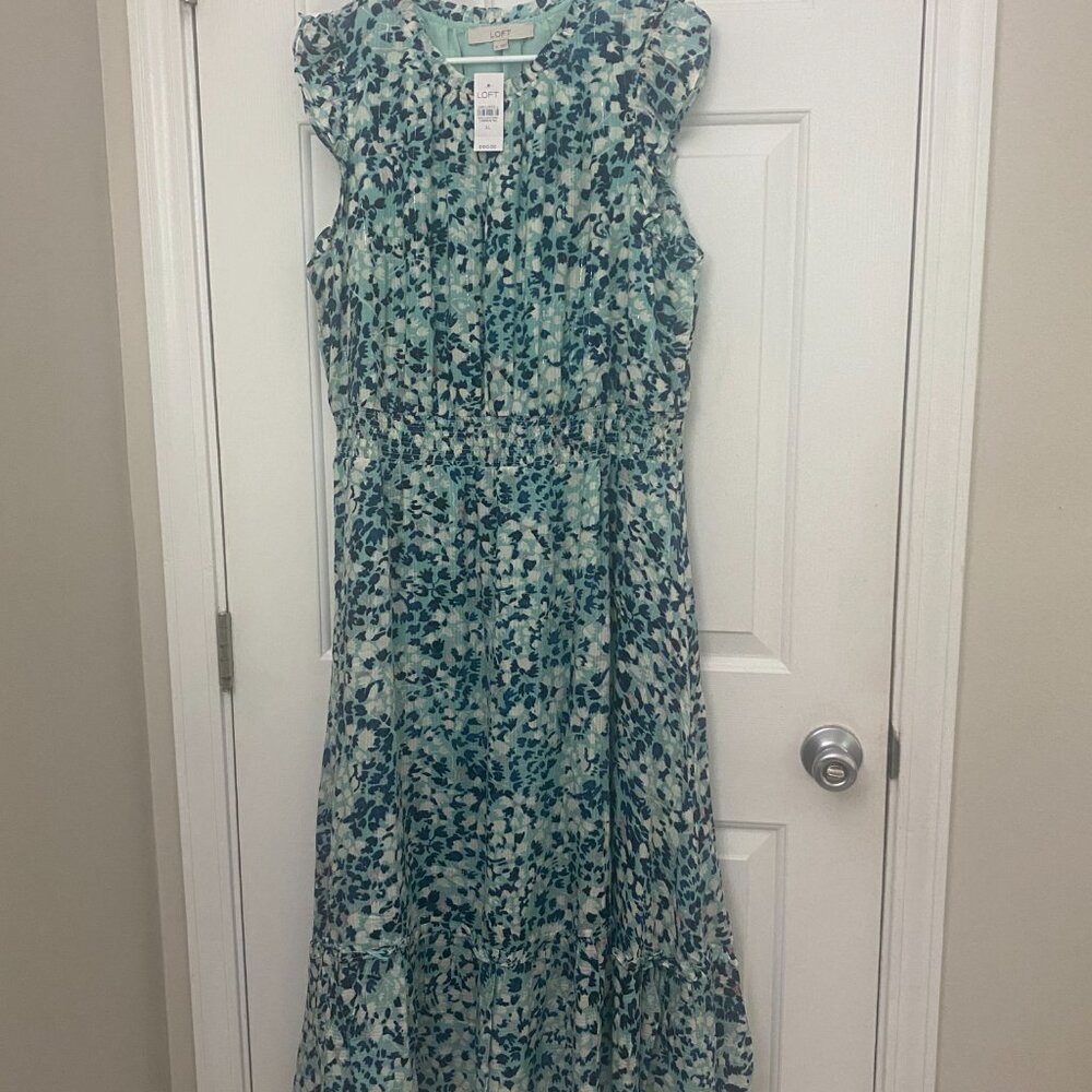 Summer Breeze Midi Dress from LOFT- NWT - Picture 6 of 14